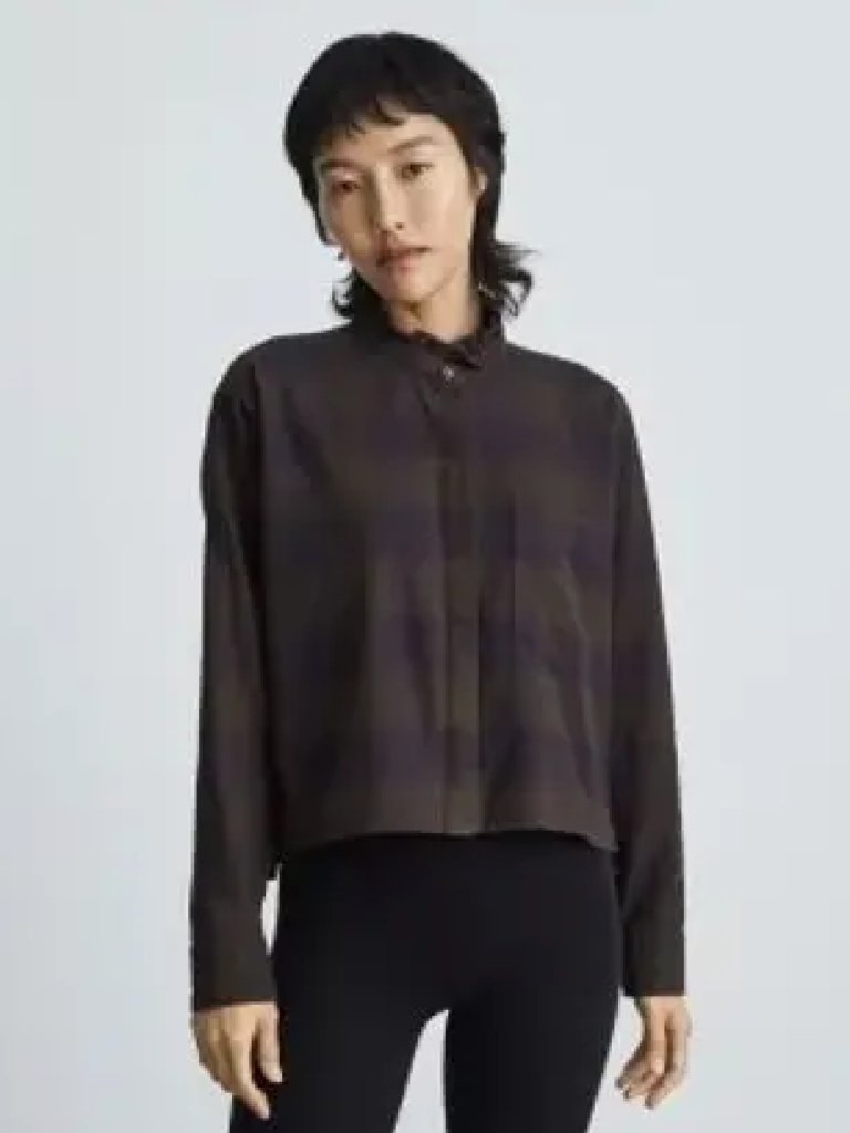 Everlane Organic Cotton Ruffle Flannel, Small